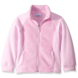 Pink Columbia fleece jacket 6-12 month!